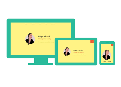 German Tutoring Web Design